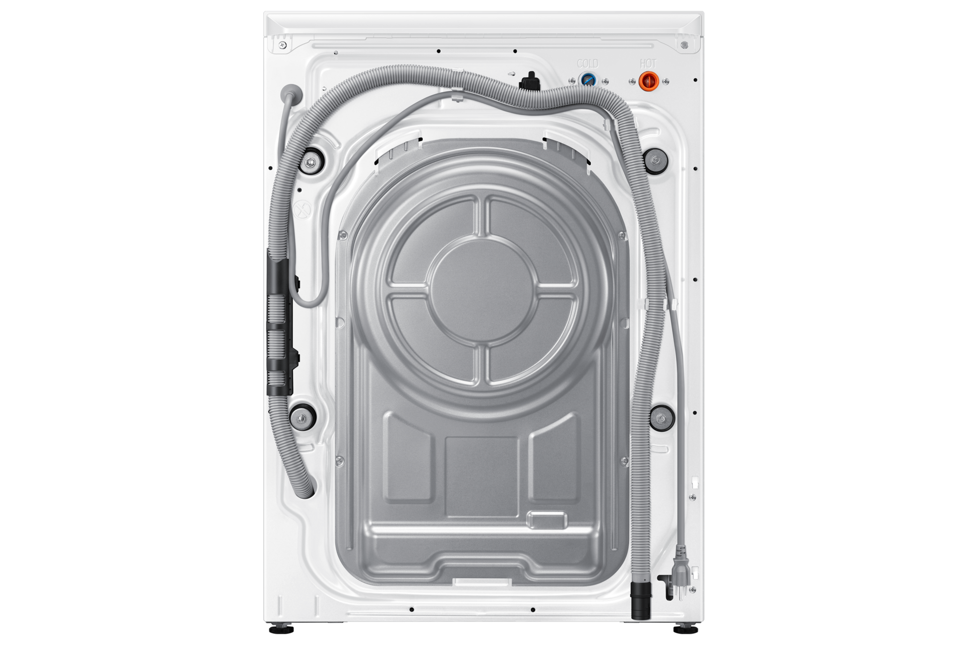 Laundry 13 kg with AI Energy Mode and Super Speed, Black Back White 