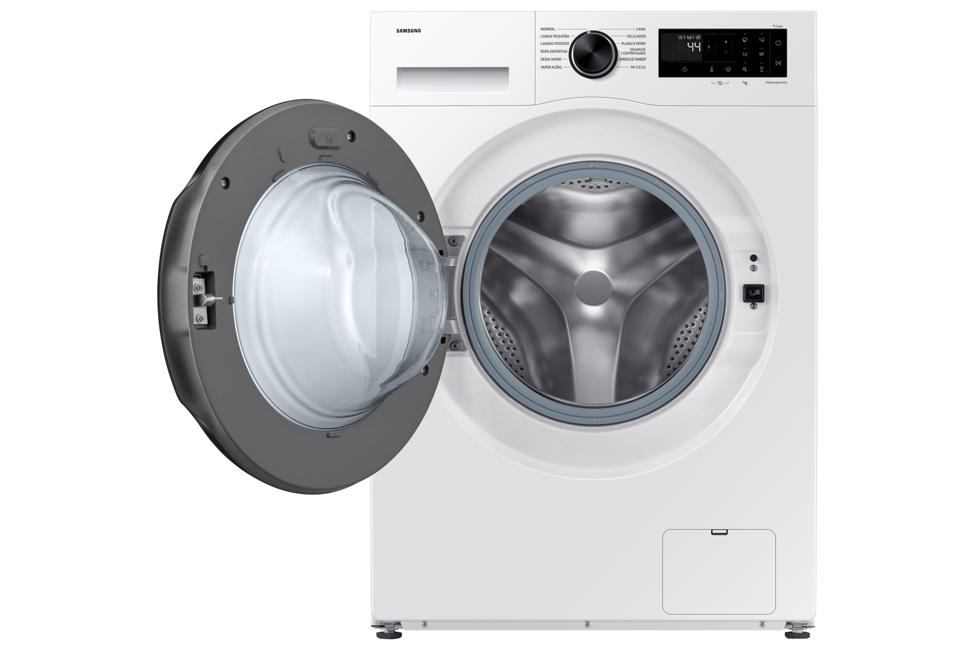 Laundry 13 kg with AI Energy Mode and Super Speed, Black Front-Open White 
