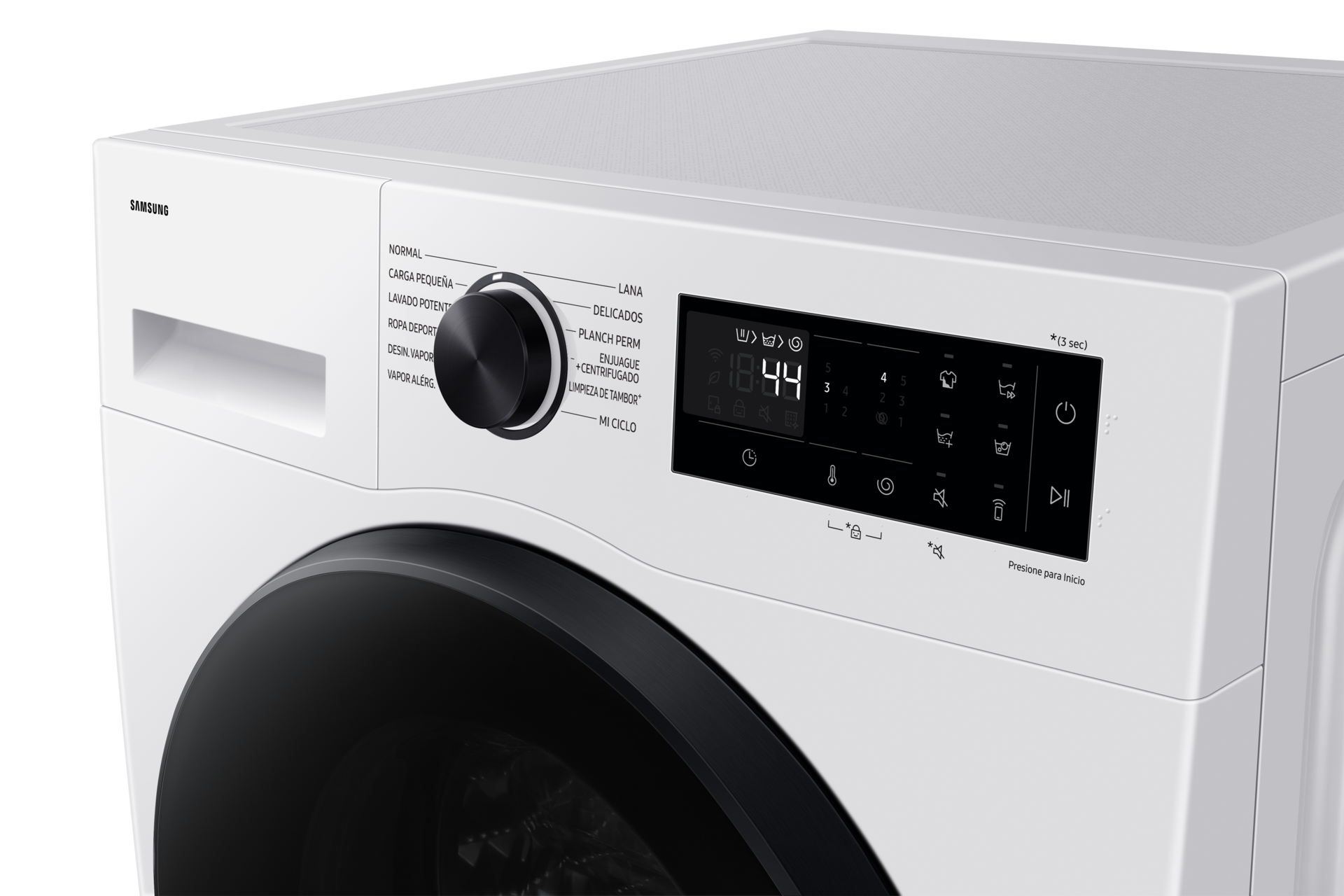 Laundry 13 kg with AI Energy Mode and Super Speed, Black Panel-Control White 