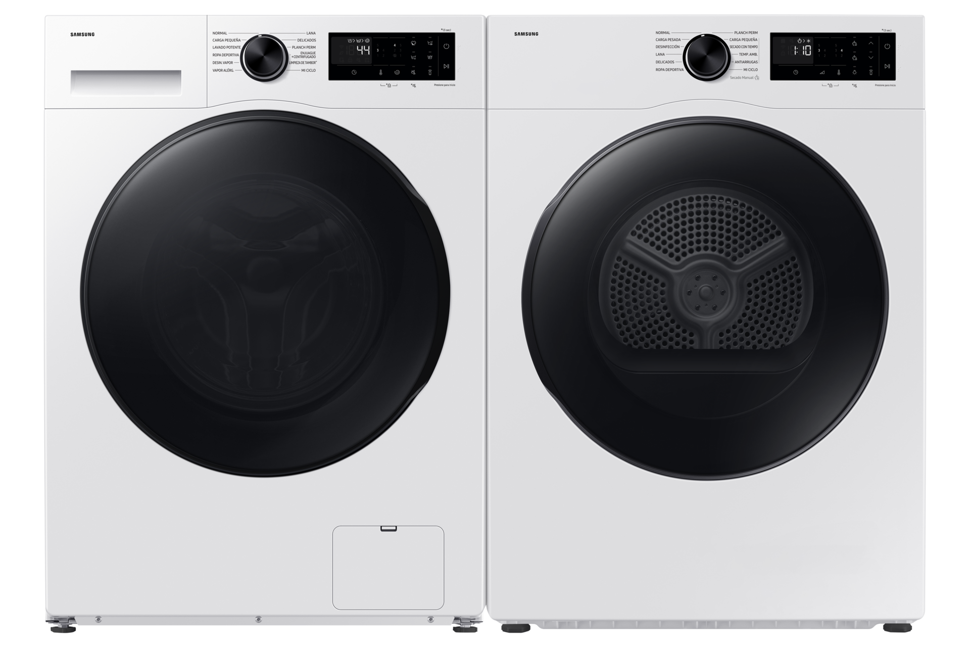 Laundry 13 kg with AI Energy Mode and Super Speed, Black Front-Pair White 