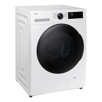 Laundry 13 kg with AI Energy Mode and Super Speed, Black L-Perspective White 