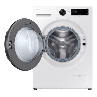 Laundry 13 kg with AI Energy Mode and Super Speed, Black Front-Open White 