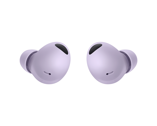 Samsung Galaxy Buds 2 Pro Bora Purple seen from front