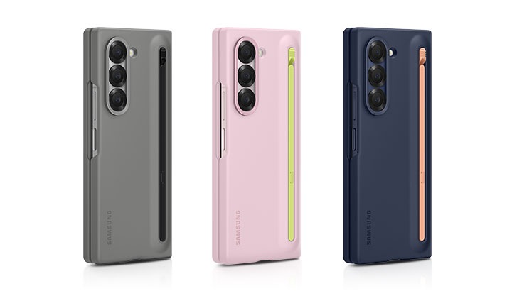 Samsung Galaxy Z Fold6 S Pen Case Navy Color | Samsung Malaysia