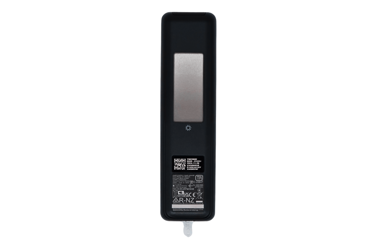Smart TV Solar Remote Controller Black