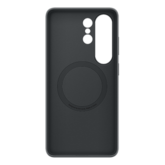 Galaxy S26 Ultra Silicone Magnet Case Back Black 
