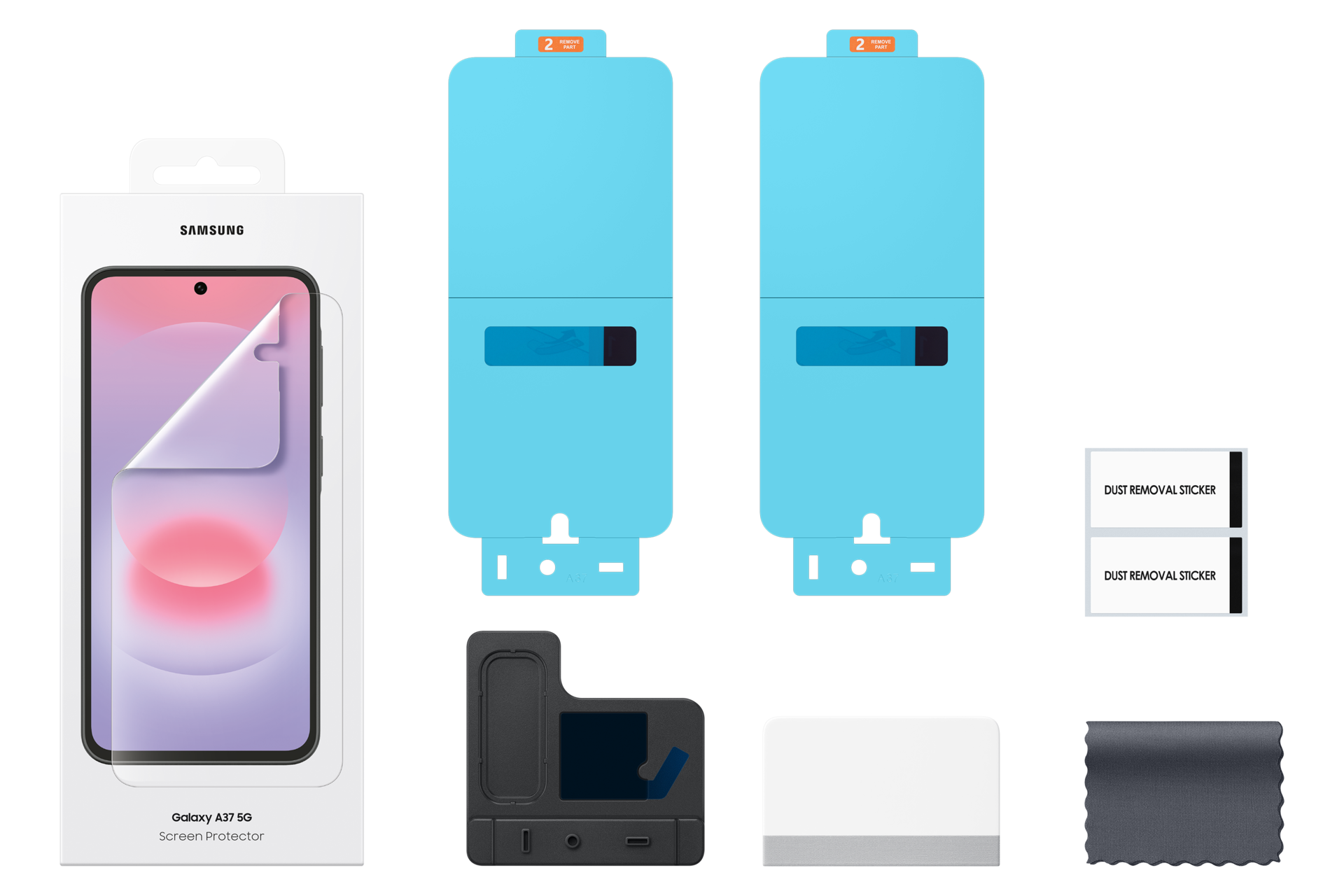 Galaxy A37 5G Screen Protector Set Transparent 