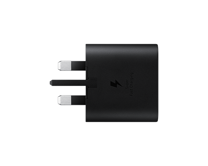 Wall Charger for Super Fast Charging (25W) black | Samsung Malaysia