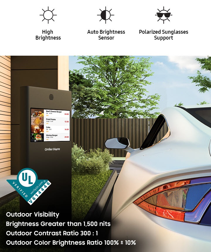 Optimized visibility for the outdoors 