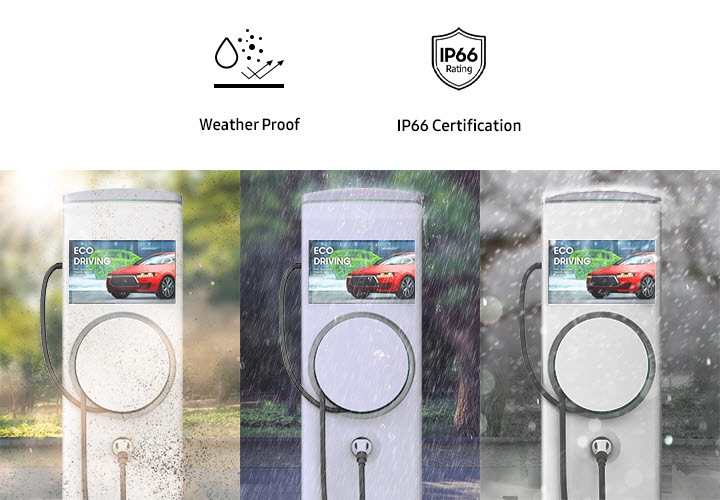 Certified durability for various outdoor environments 
