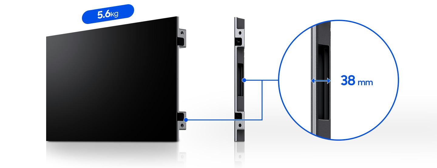 Compact design for effortless installation