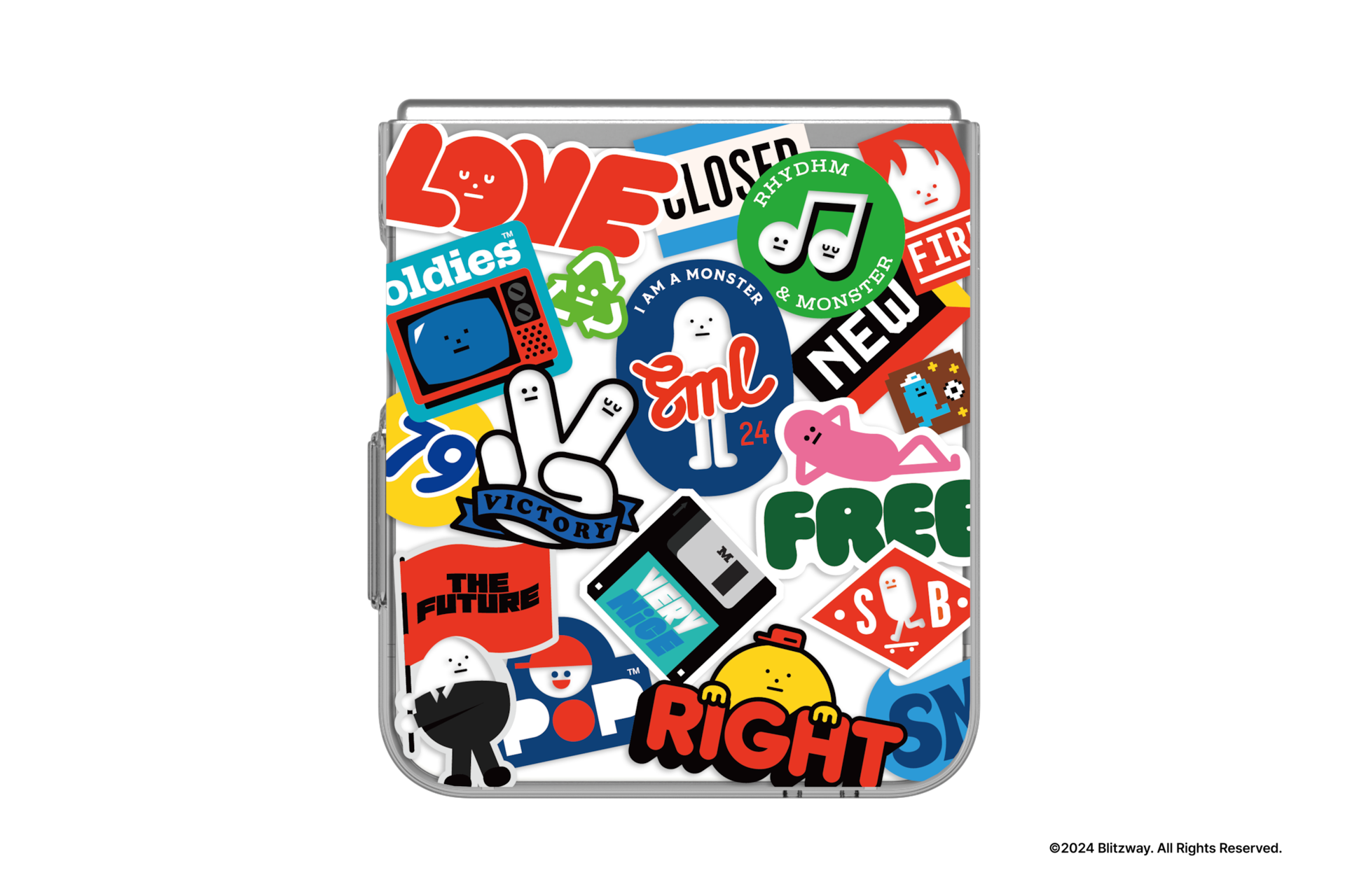 Sticky Monster Lab Stickers Slim Impression Case