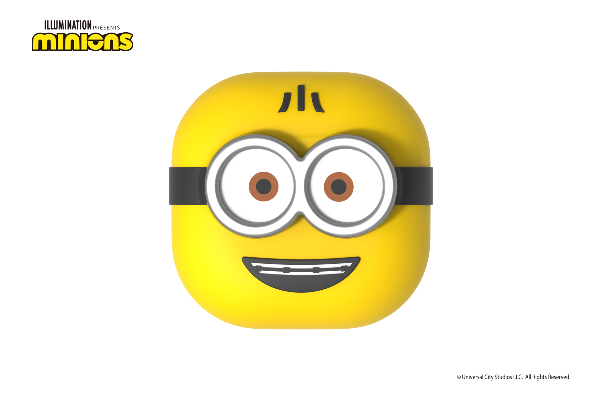 Minions Otto Eco Friends Cover for Galaxy Buds Series Yellow