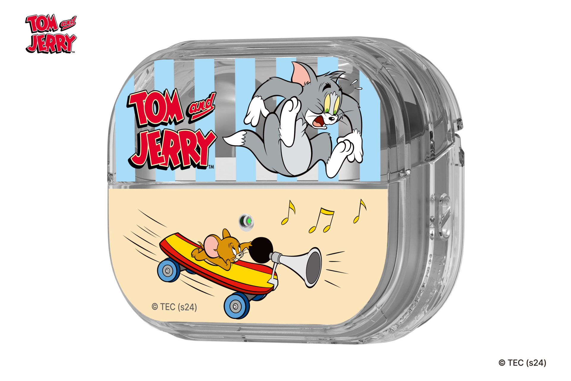 Tom and Jerry Surprised Tom Clear Case