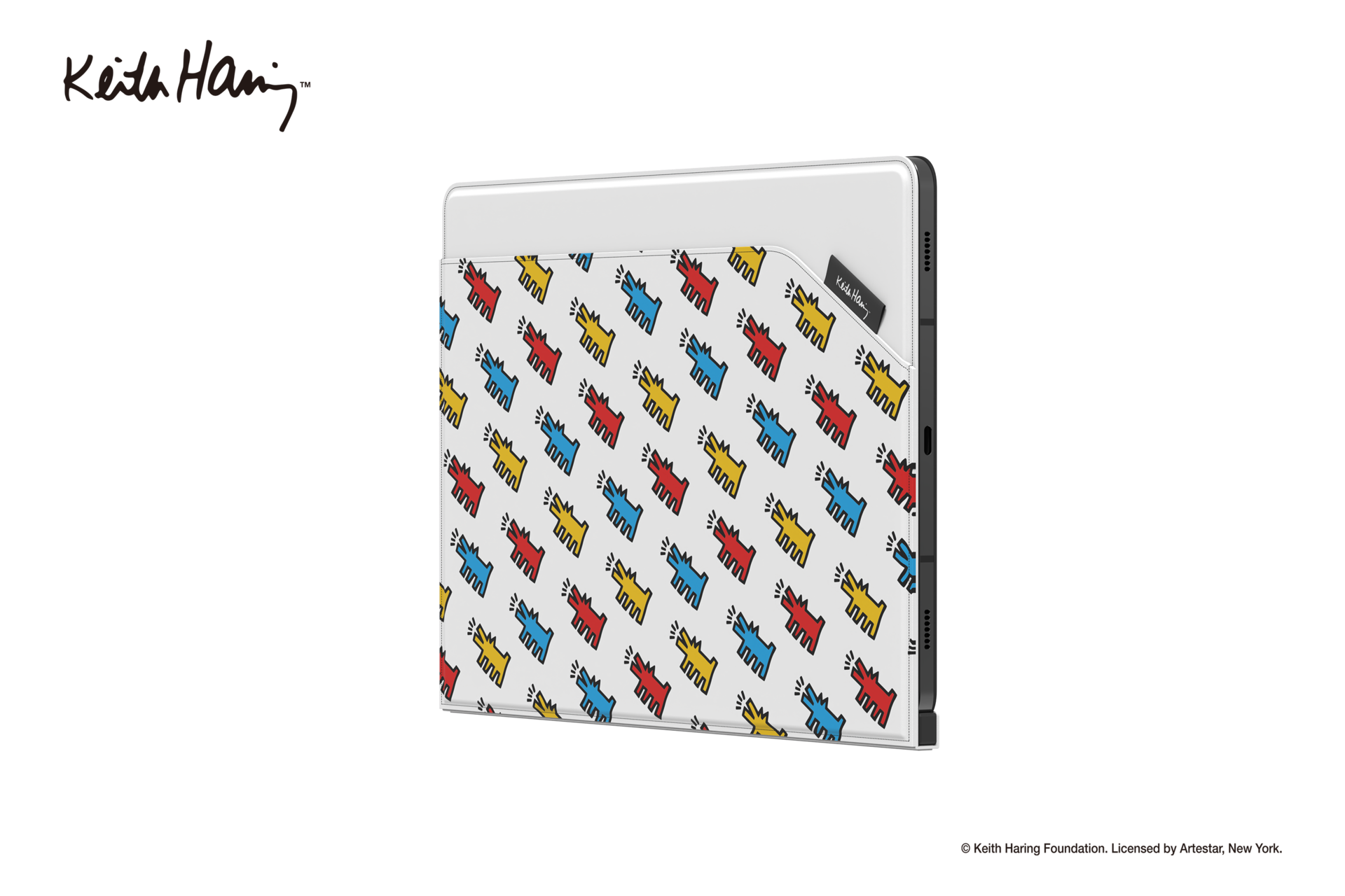 Keith Haring Eco-Friends Envelope Cover for Galaxy Tab S9