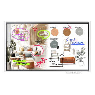 65" The Flip WMFX Front-with-tray-White White 