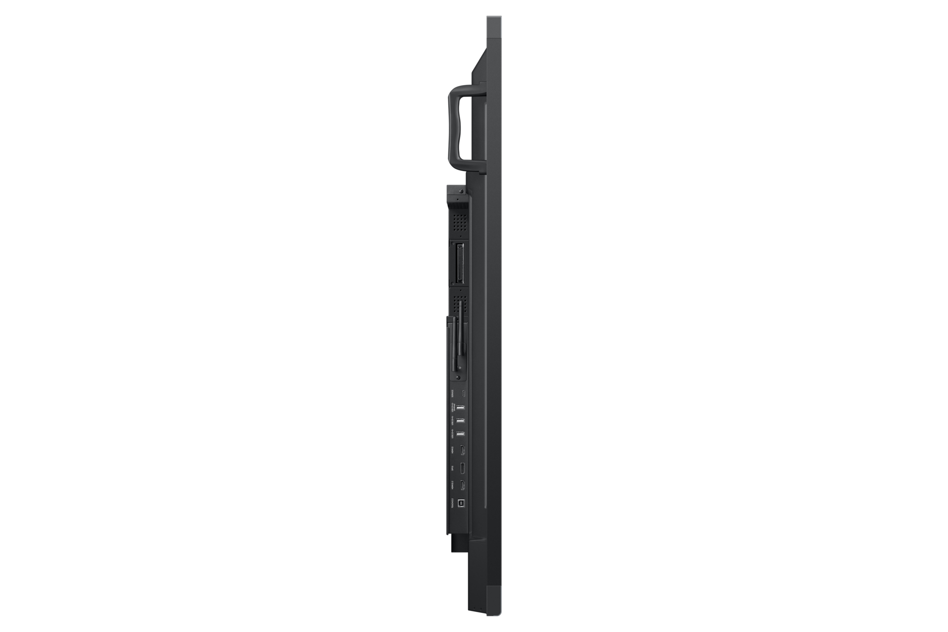 75" Interactive Display WAFX-P Android OS L-Side-OPS-open Black 