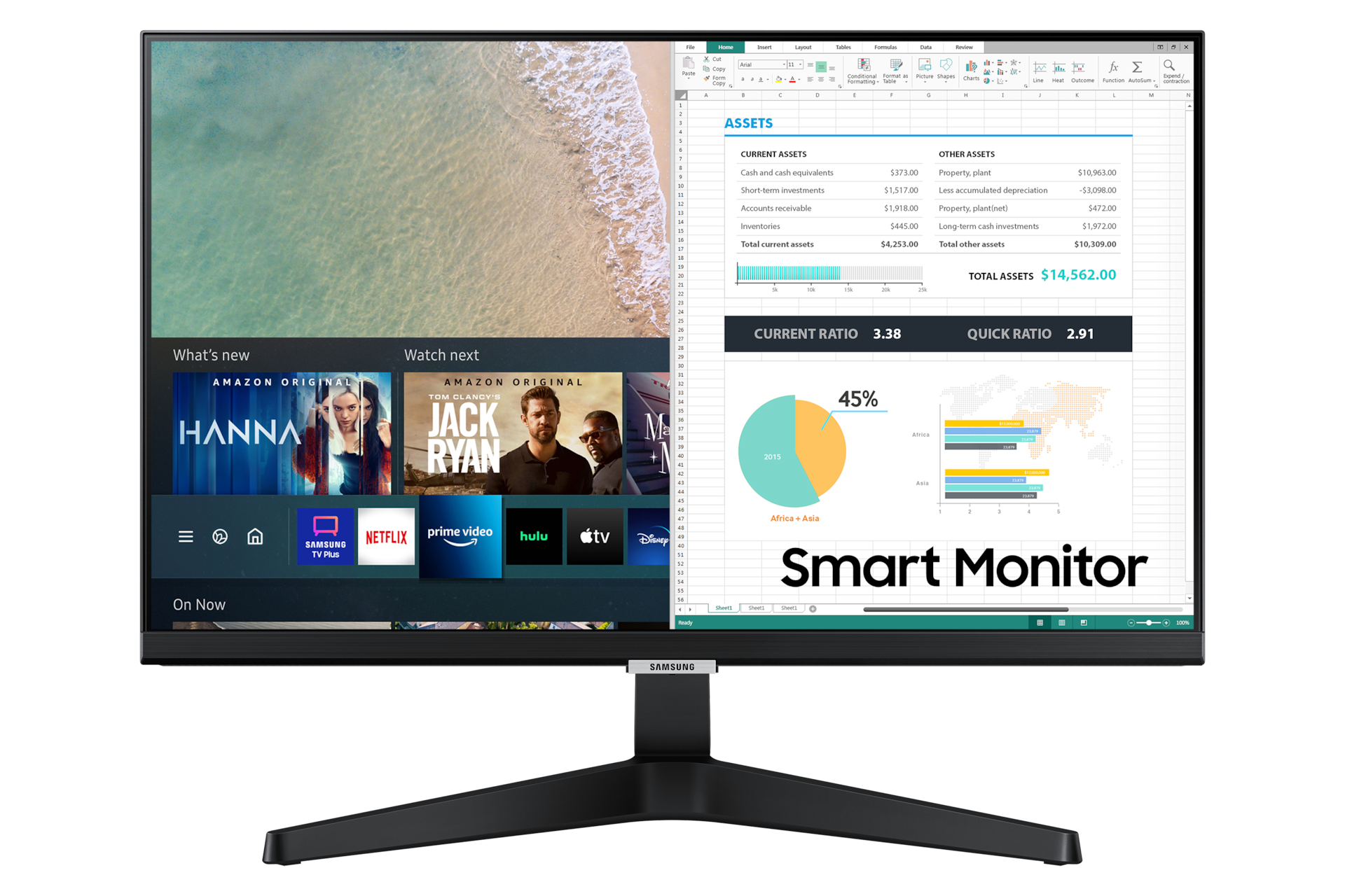 Buy Samsung 24" FHD M5 Smart Monitor (Black) Samsung Malaysia