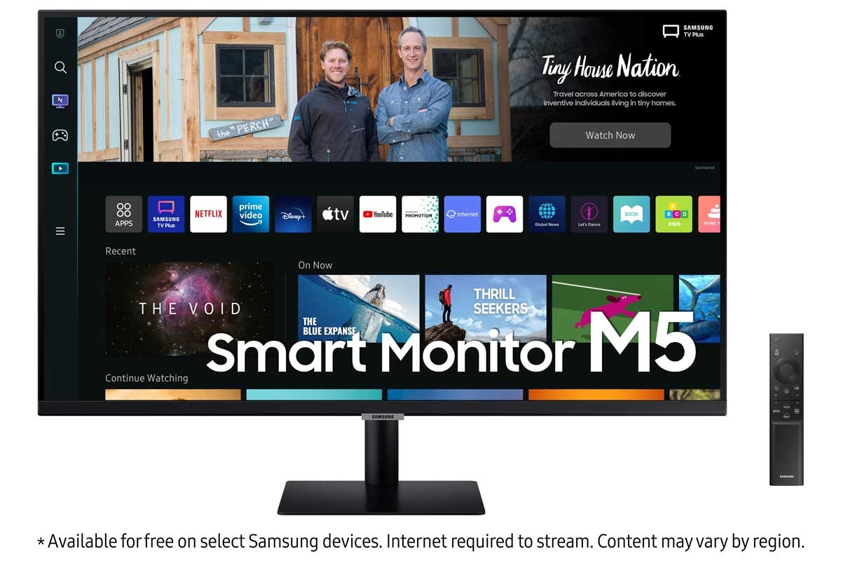 Buy Samsung 27" Full HD M5 Smart Monitor (Black) Samsung Malaysia