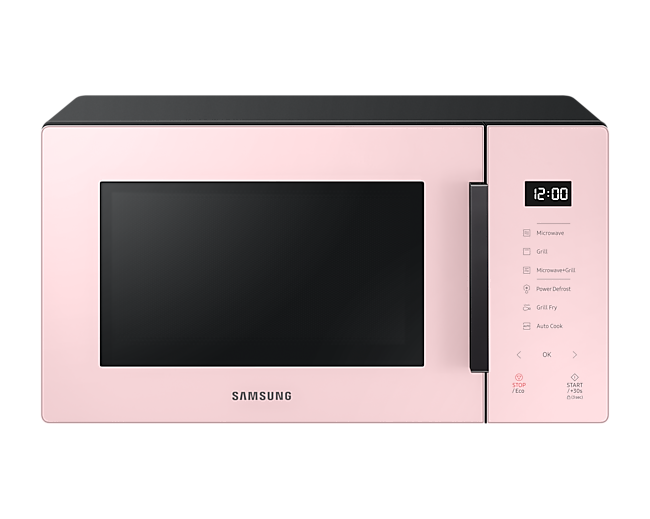See the front of the Samsung 30L Microwave oven with Healthy Grill Fry Function (MG30T5018CP/SM) & explore all modes of cooking with the dashboard!