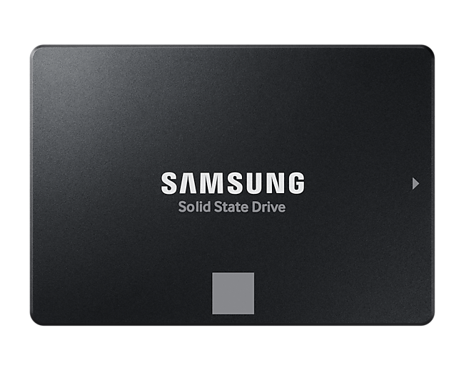 Front View of the Samsung 2TB SATA III 2.5" SSD (870 EVO)