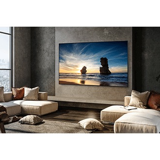 [QÑ90D98 m~óúñt~éd óñ~ thé w~áll ó~f á mó~dérñ~ líví~ñg ró~óm.]