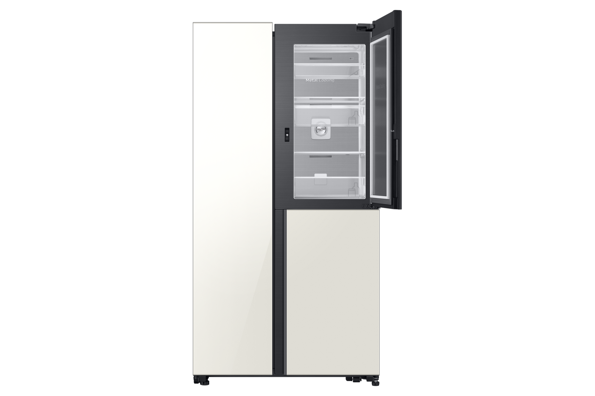View the Food Showcase on the Side by Side Refridge RH62A50E16C/ME (without foods inside) & explore how the Meta Cooling Technology helps your foods fresher!
