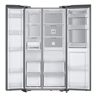 670l Side By Side Fridge With Spacemax Silver Samsung My