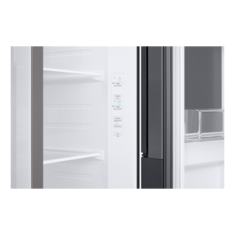 670l Side By Side Fridge With Spacemax Silver Samsung My