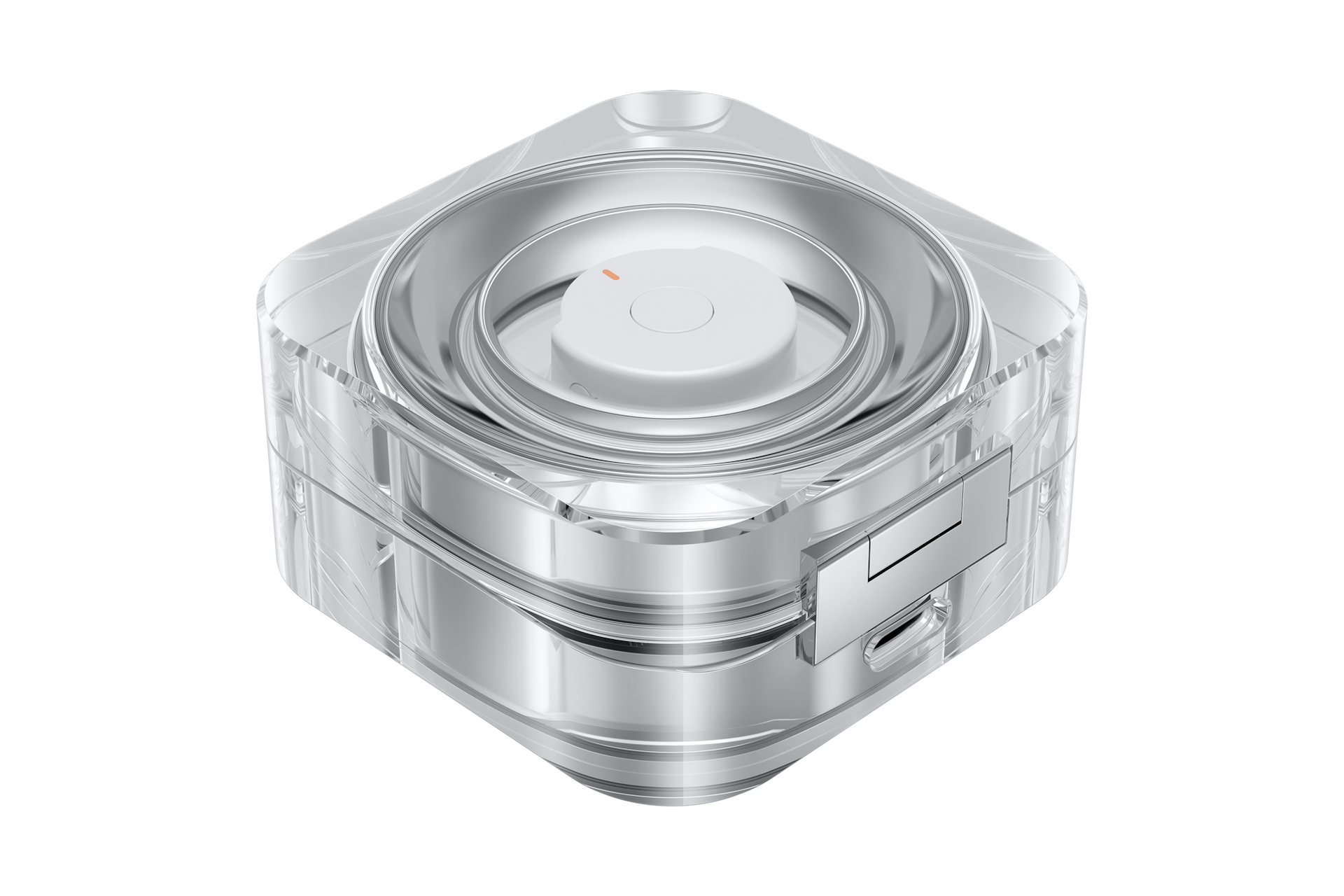 closed-wo--ring Titanium Silver