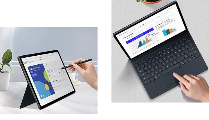 Buy Samsung Galaxy Tab S9+ Book Cover Keyboard (Black)