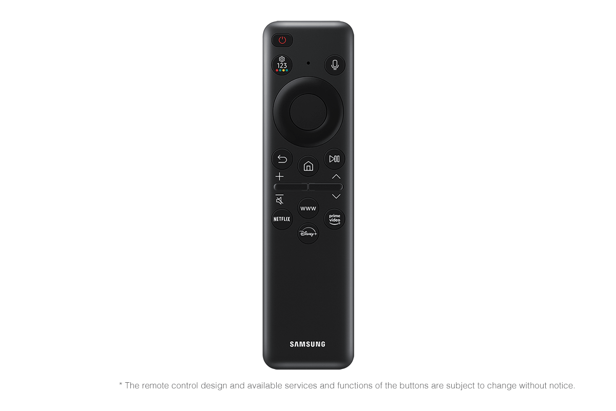 Samsung smart remote which can control Samsung 2024  Crystal UHD DU8000