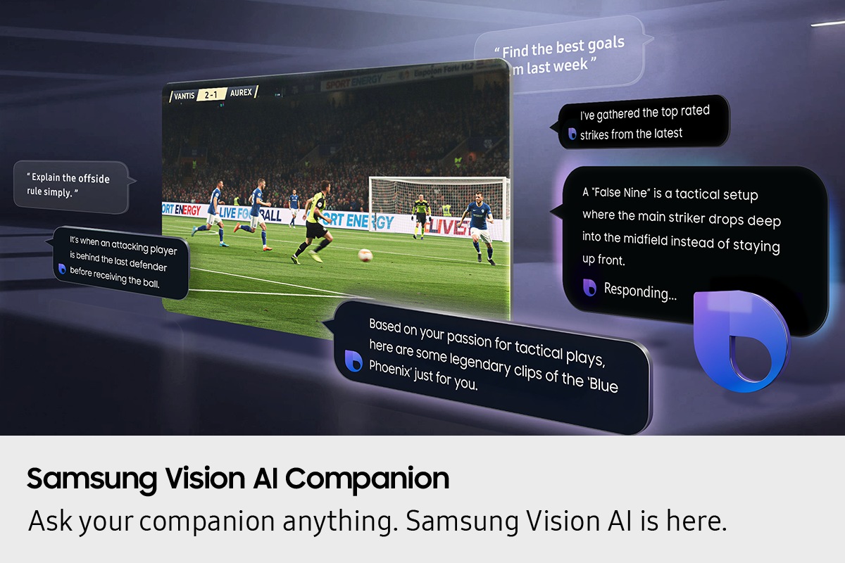 85" Mini LED M70H 4K Samsung Vision AI Smart TV (2026) Titanium Black
