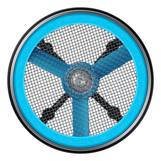 The filter for the bagless canister vacuum cleaner (VC18M3160VG/ME) with the lid opened, left side view. Buy Samsung vacuum cleaners at best price now.