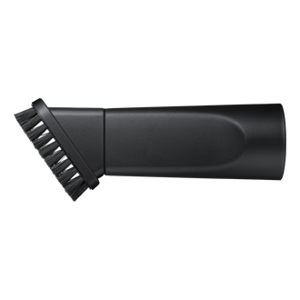Bagless canister vacuum cleaner (VC18M3160VG/ME)'s accessory with brush attached in black, side view. Buy this vacuum cleaner with CycloneForce™ at best price.