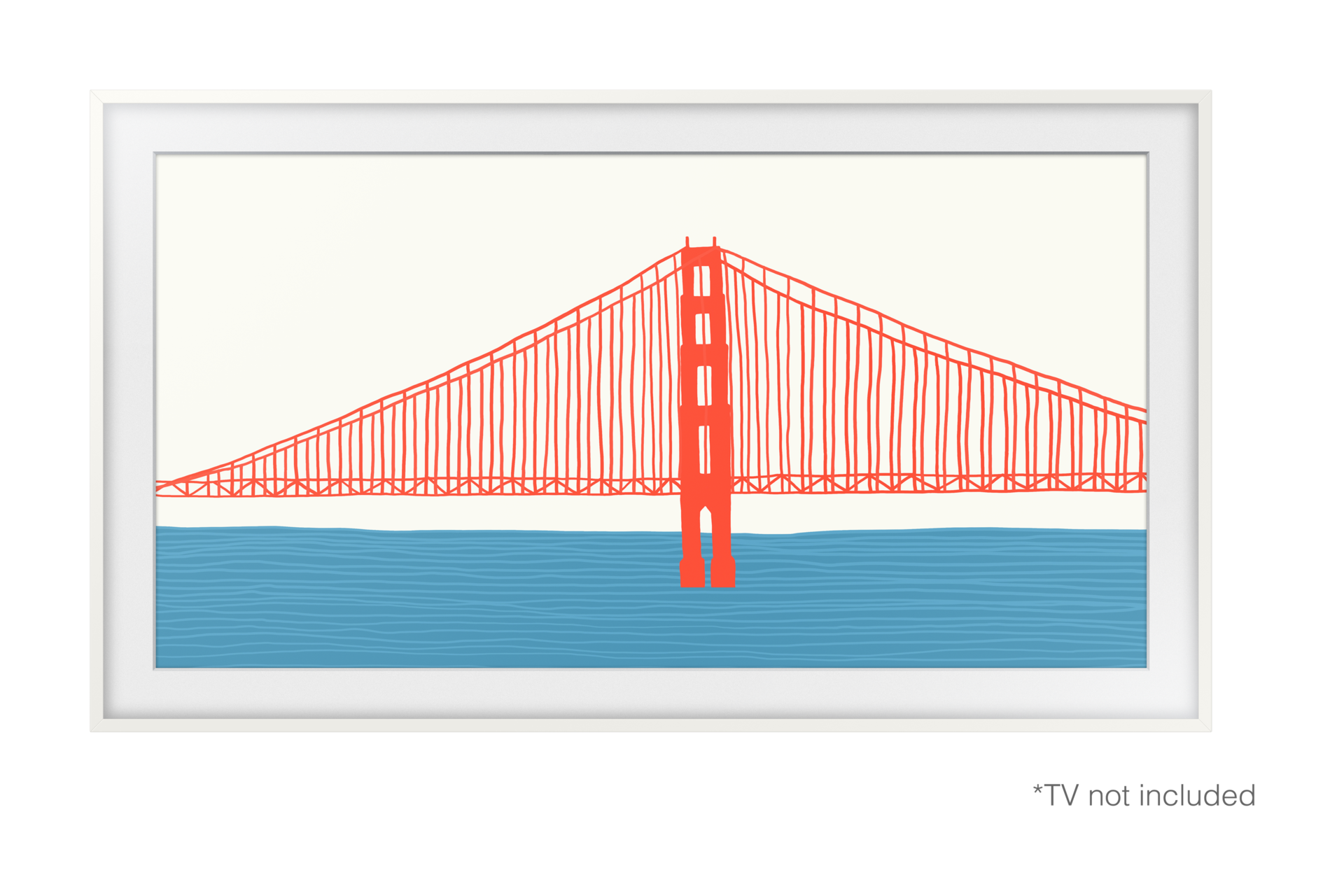 75" Customizable Frame (White)