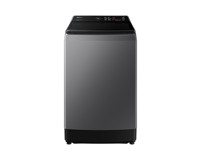 Buy Samsung Top Load Washing Machine 15kg in Dark Gray - Front View