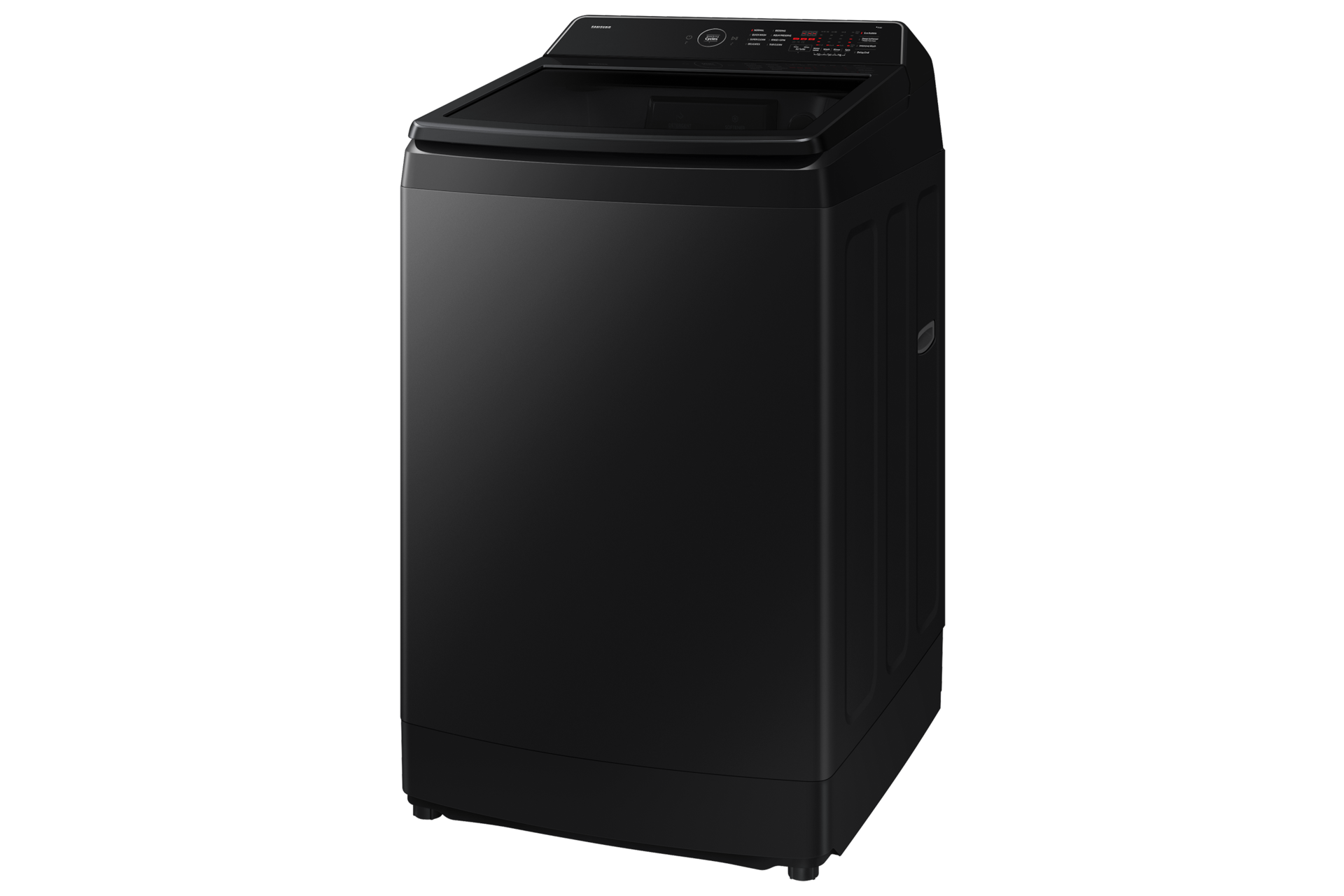 Top Load Washer Ecobubble™ 12kg WA40F12E4BFQ  R-Perspective Black Caviar Matt 