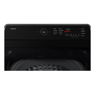 Top Load Washer Ecobubble™ 12kg WA40F12E4BFQ  Detail2 Black Caviar Matt 