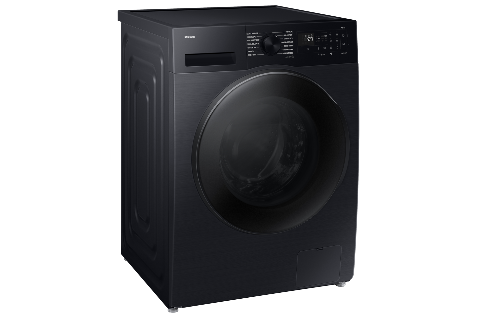 Laundry Washer Dryer WD12DB8B85GBFQ Ecobubble™ 12 kg + 7 kg Black