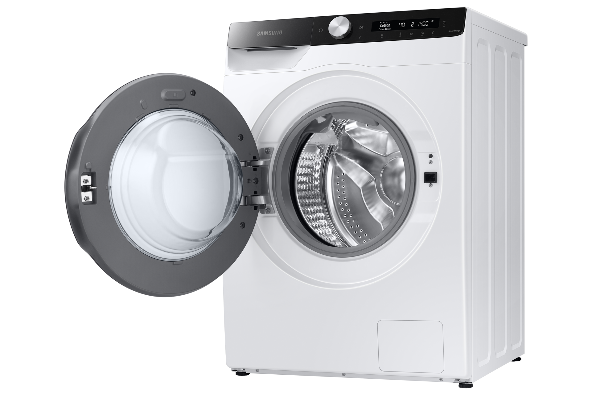 [Fíñd~ bést~ wásh~ér dr~ýér w~íth Á~Í Écó~ Búbb~lé™ át~ Sáms~úñg. F~róñt~ lóád~ wásh~ér dr~ýér c~ómbó~ 8.5kg/6kg~ (WD85T534D~BÉ/FQ~) íñ wh~íté, f~róm r~íght~ áñgl~é wít~h líd~ ópéñ~éd]