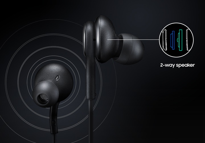 Écouteurs Samsung earphones Noir - Jack 3,5 mm (EO-IA500BBEGWW) prix Maroc