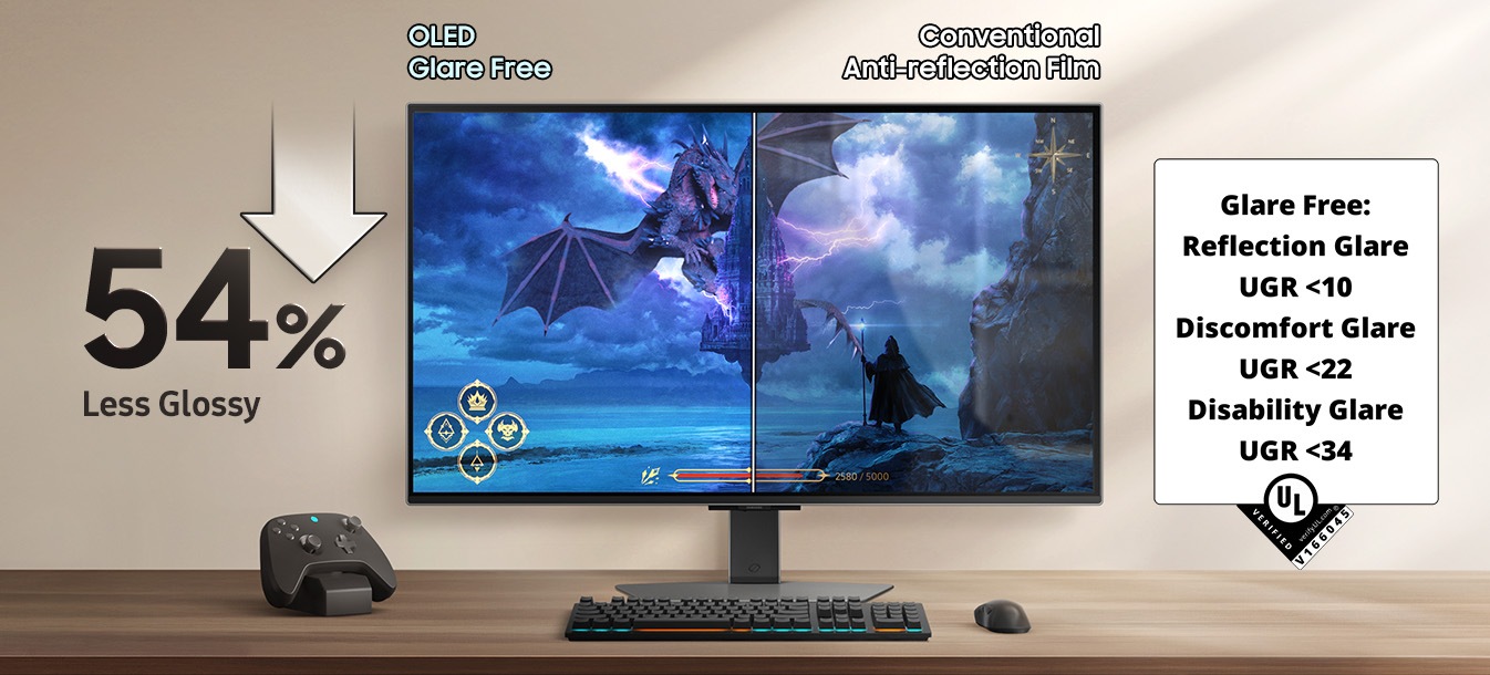 Écran Gaming 27" QHD Samsung Odyssey OLED G60SF