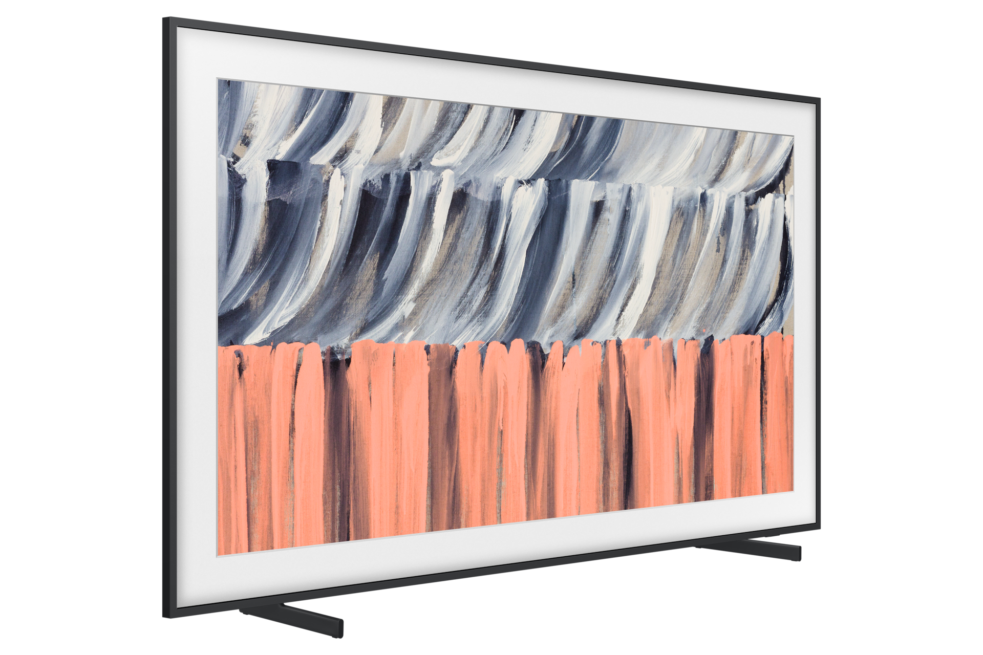 Téléviseur intelligent Samsung Vision AI The Frame LS03HE 4K 55 po (2026) Perspective gauche 1 Noir