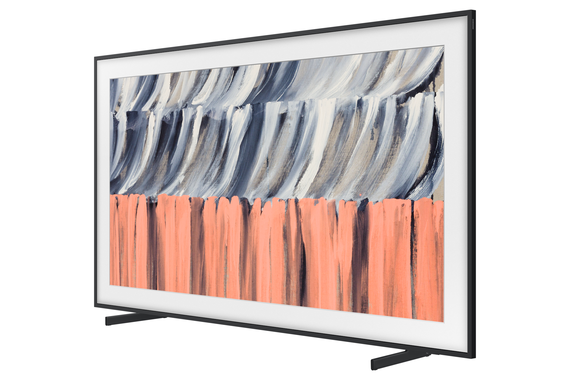 Téléviseur intelligent Samsung Vision AI The Frame LS03HE 4K 55 po (2026) Perspective droite 1 Noir