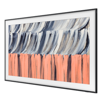 Téléviseur intelligent Samsung Vision AI The Frame LS03HE 4K 55 po (2026) Perspective droite 3 Noir