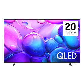 55" QLED Q6F 4K Smart TV (2025) Front Black 