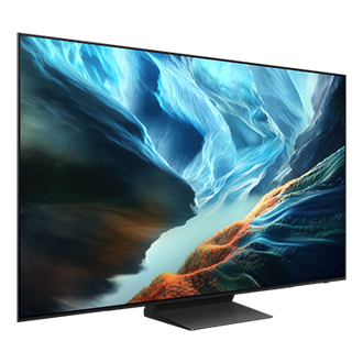 Téléviseur intelligent Samsung Vision AI OLED S90H 4K de 55 po (2026) Perspective gauche1 Graphite 