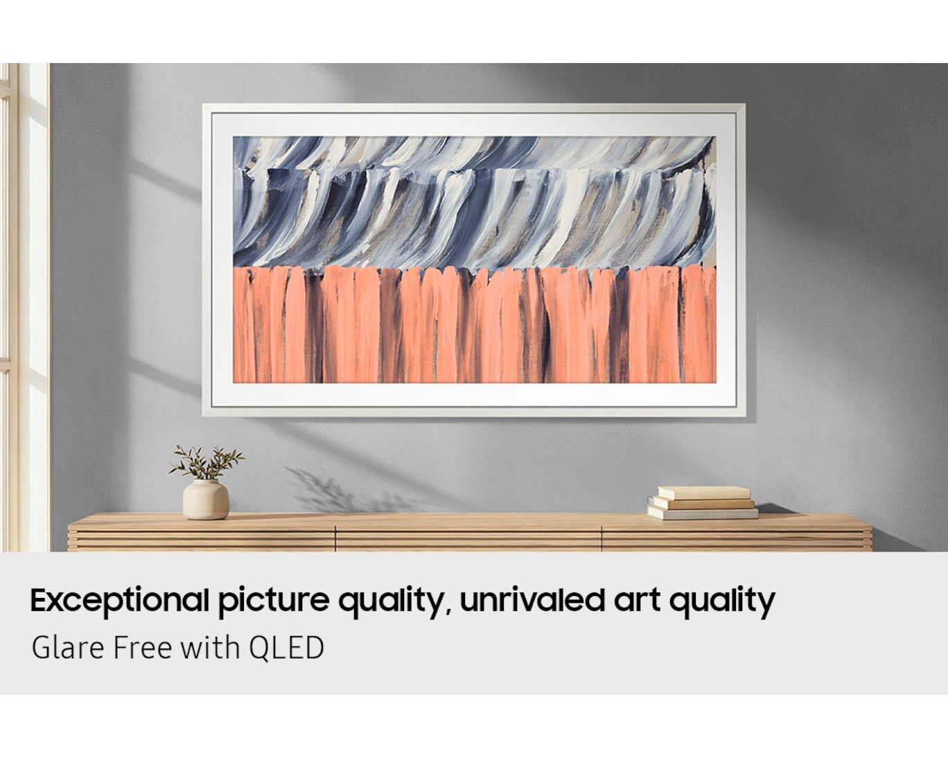 65" Téléviseur intelligent Samsung Vision AI The Frame LS03HE 4K (2026) Noir