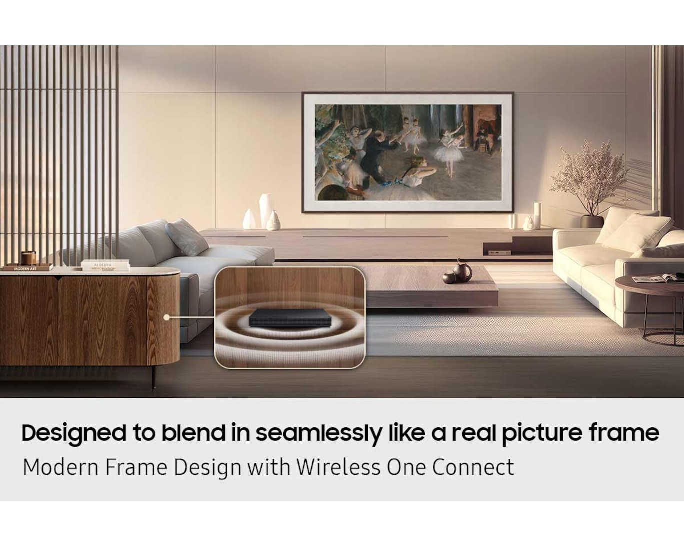 85" Téléviseur intelligent Samsung Vision AI The Frame Pro LS03HW 4K (2026) Noir